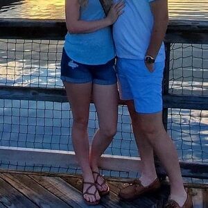 Old navy boyfriend cuffed denim shorts size 2